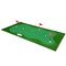 Green Golf Putting Green PP Rubber 3 Holes Complete Accessory Set Portable